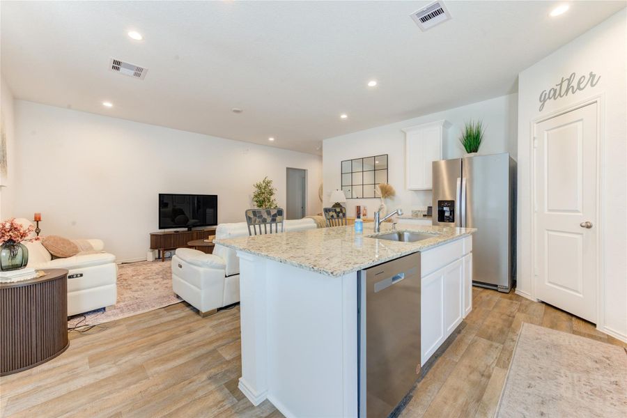 Furnished interior view inside a new home in , Fulshear (Image 34).