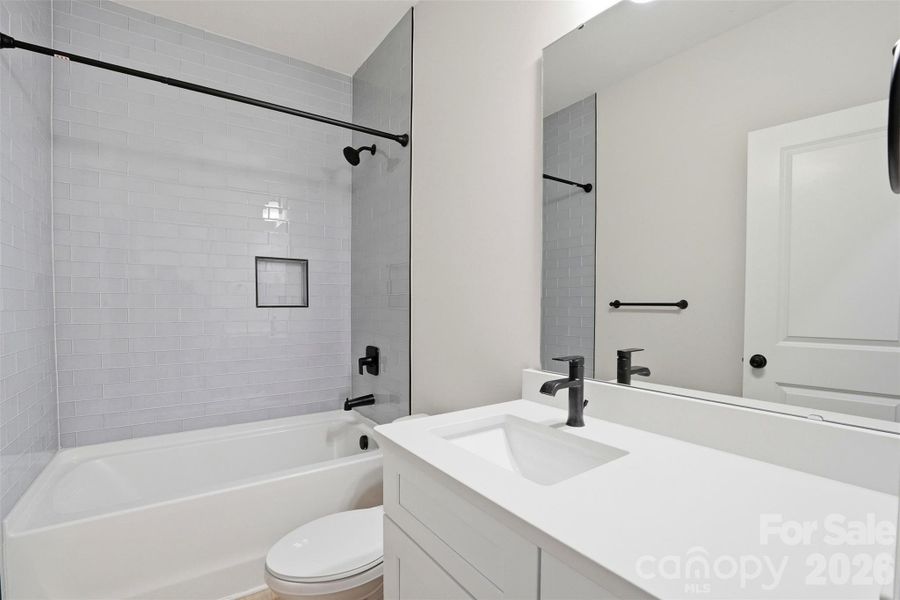 Furnished interior view inside a new home in , Charlotte (Image 17). Furnished interior view inside a new home in , Charlotte (Image 17).