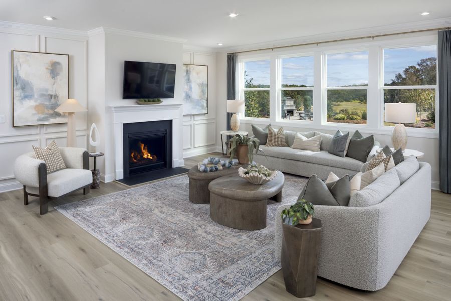 Prescott Model great room