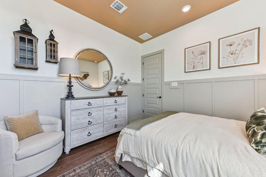 Furnished interior view inside a new home in The Grove at Blackhawk, Pflugerville (Image 63). Furnished interior view inside a new home in The Grove at Blackhawk, Pflugerville (Image 63).