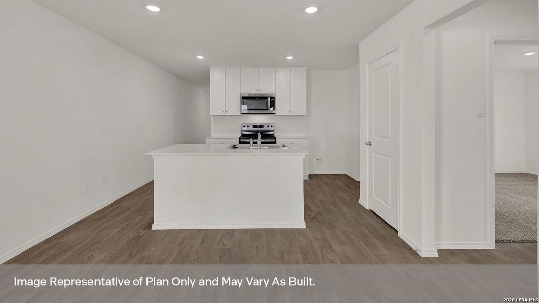 Furnished interior view inside a new home in Lantana, Lockhart (Image 4).