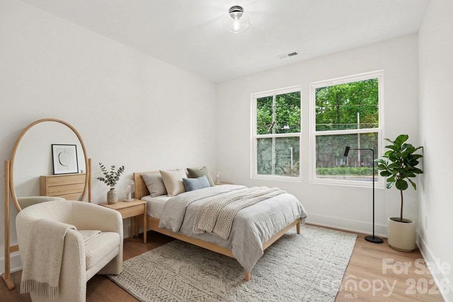 Furnished interior view inside a new home in , Charlotte (Image 12).