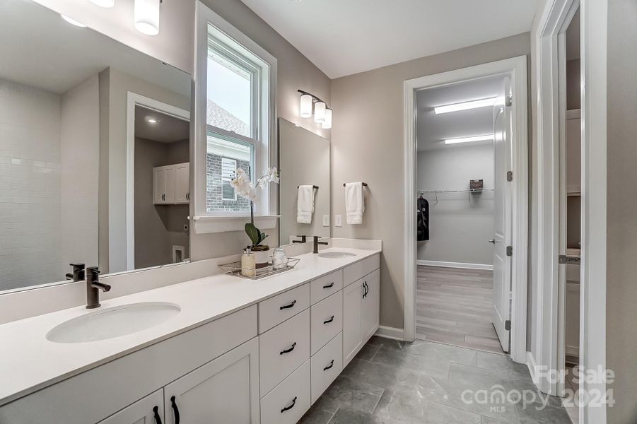 Primary Bathroom with Double Sinks-Similar to Subject Property