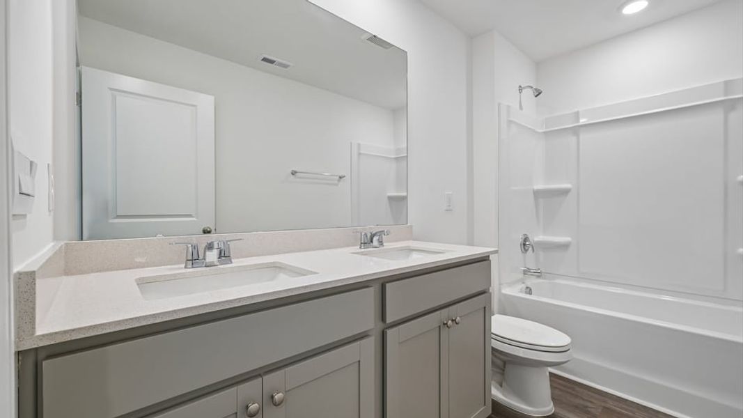 Furnished interior view inside a new home in Mangum Farms, Stem (Image 10).