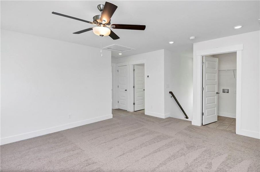 Spacious, unfurnished interior of a new home in Villas at Dawsonville, Dawsonville (Image 23). Spacious, unfurnished interior of a new home in Villas at Dawsonville, Dawsonville (Image 23).