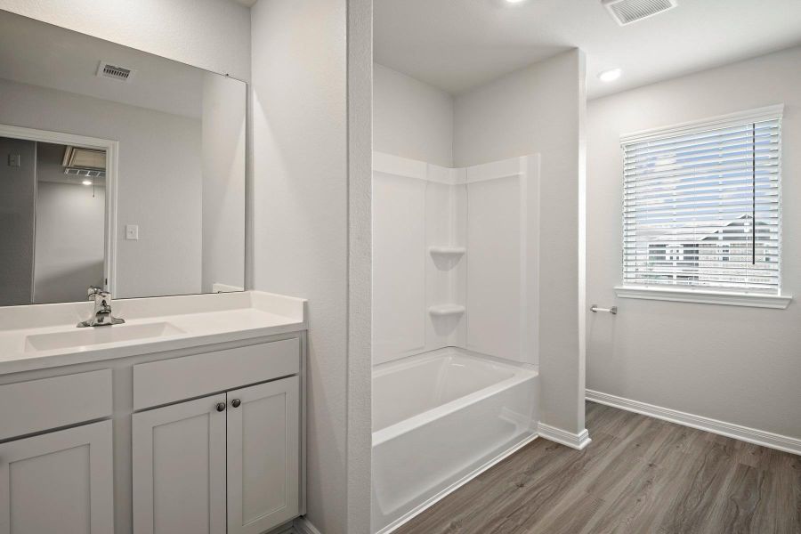 Furnished interior view inside a new home in Freeman Ranch, Katy (Image 10). Furnished interior view inside a new home in Freeman Ranch, Katy (Image 10).