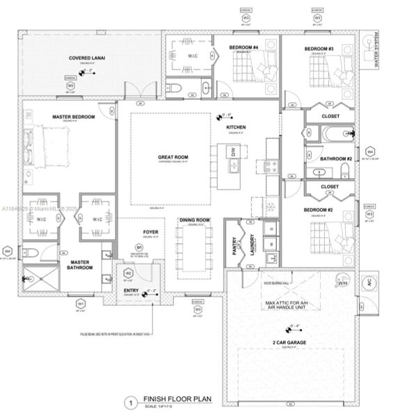 2D floor plan layout of this home in , Lehigh Acres, FL (Image 5).