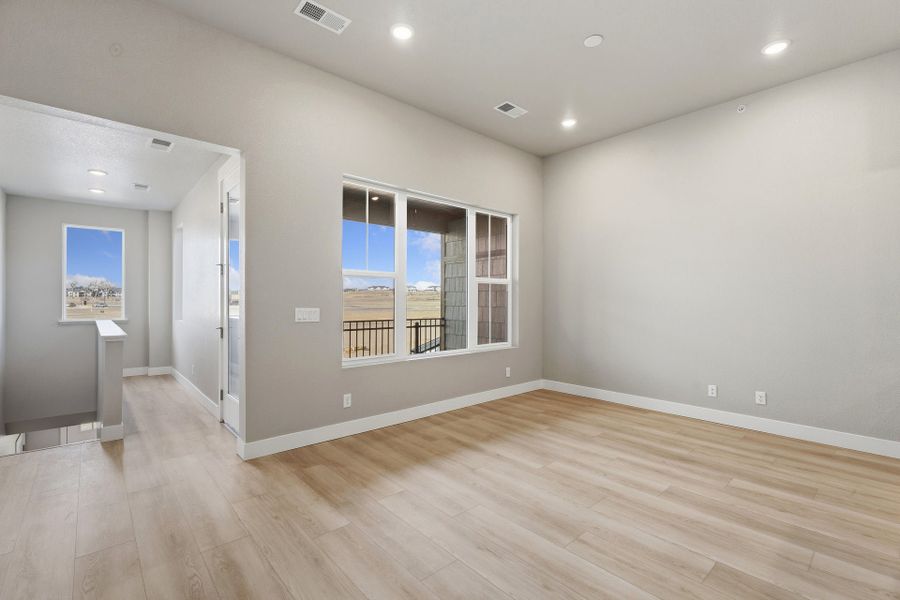Spacious, unfurnished interior of a new home in Wilder at Timnath Ranch, Timnath (Image 14). Spacious, unfurnished interior of a new home in Wilder at Timnath Ranch, Timnath (Image 14).