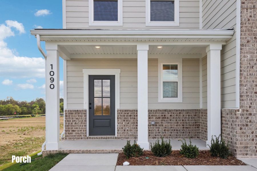 Exterior details and patio area of a home in Ascent at Arbor Ridge, La Vergne (Image 2). Exterior details and patio area of a home in Ascent at Arbor Ridge, La Vergne (Image 2).