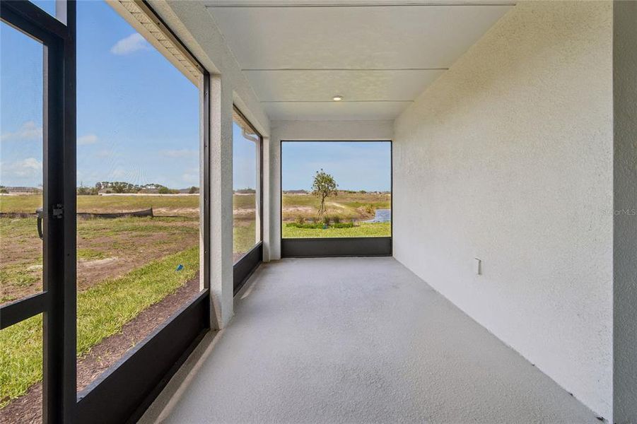 Exterior details and patio area of a home in Gracewater at Sarasota, Sarasota (Image 21).