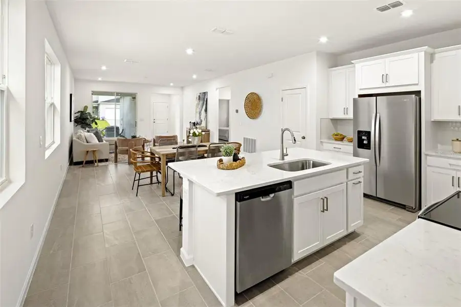 Furnished interior view inside a new home in Rainwood, Groveland (Image 9).