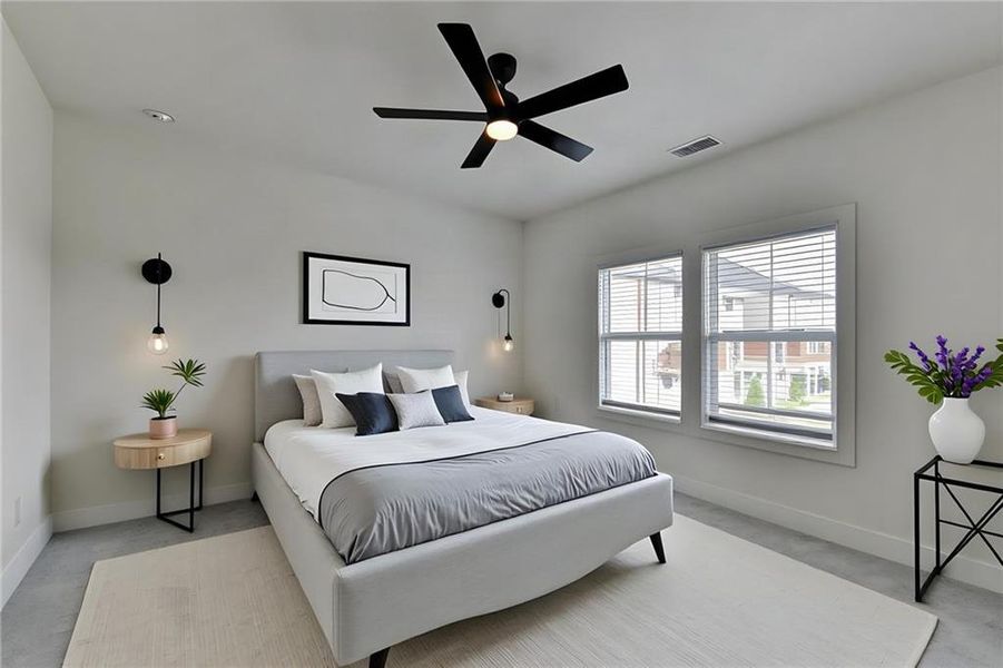 Furnished interior view inside a new home in , Cumming (Image 21). Furnished interior view inside a new home in , Cumming (Image 21).