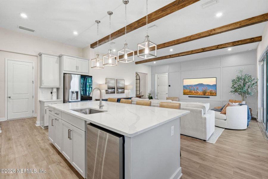 Furnished interior view inside a new home in RiverTown, St. Johns (Image 9).