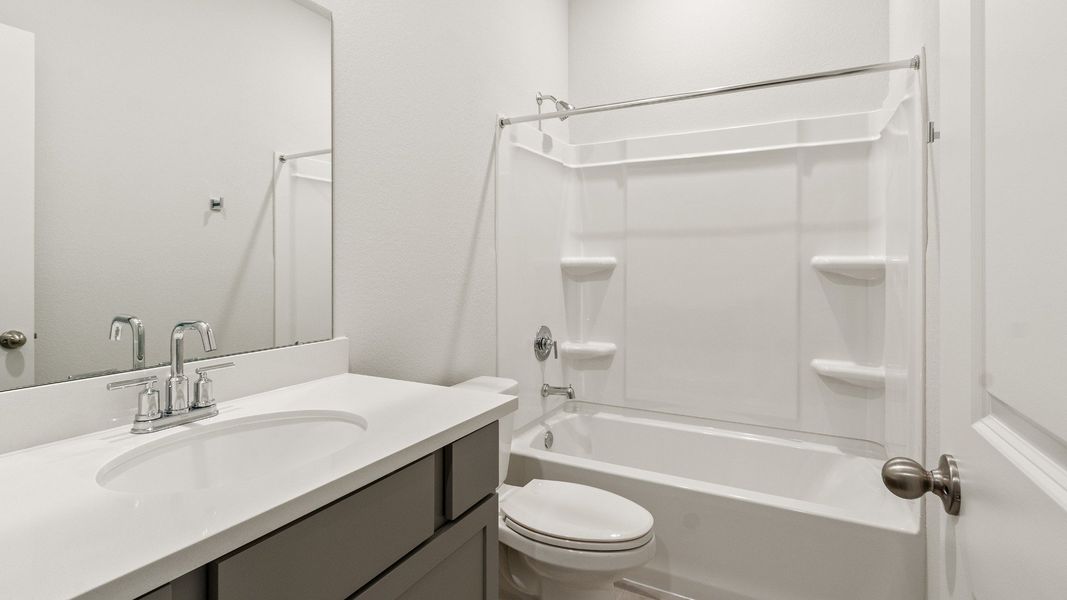 Furnished interior view inside a new home in Cielo, Conroe (Image 13).