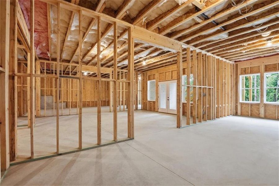 In-progress construction of a new home in , Clarkesville, GA (Image 58).