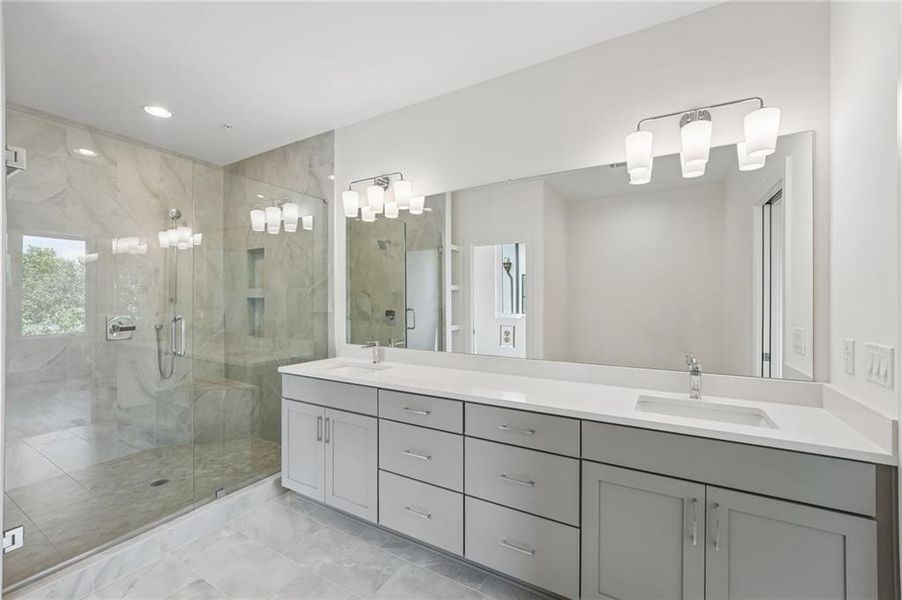 Furnished interior view inside a new home in , Decatur (Image 16).