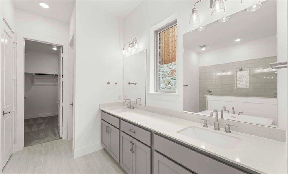 Primary Bathroom featuring the Milan Collection