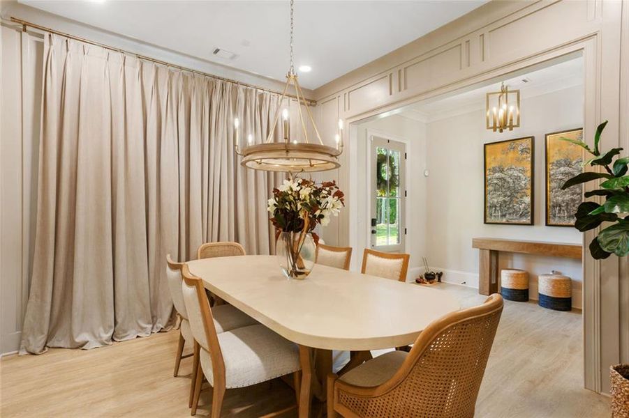Furnished interior view inside a new home in , Marietta (Image 5).
