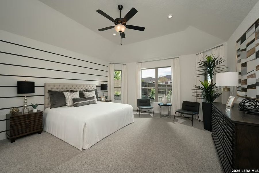 Furnished interior view inside a new home in The Parklands, Schertz (Image 13).