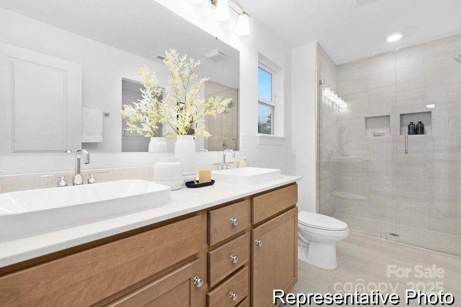 Furnished interior view inside a new home in Morgan Hills, Albemarle (Image 3).