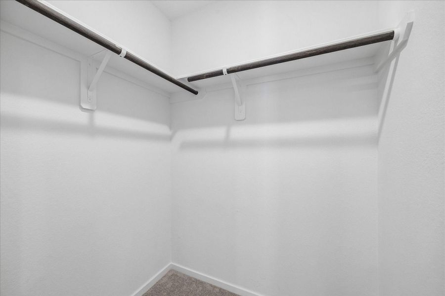 Primary walk in closet