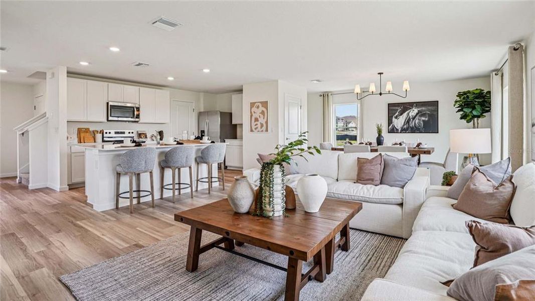 Furnished interior view inside a new home in Twisted Oaks, Wildwood (Image 11).