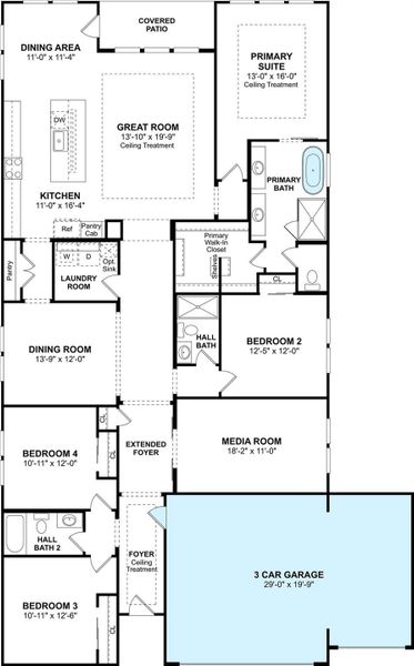 The Warren floor plan by K. Hovnanian Homes. 1st Floor Shown. *Prices, plans, dimensions, features, specifications, materials, and availability of homes or communities are subject to change without notice or obligation. The Warren floor plan by K. Hovnanian Homes. 1st Floor Shown. *Prices, plans, dimensions, features, specifications, materials, and availability of homes or communities are subject to change without notice or obligation.