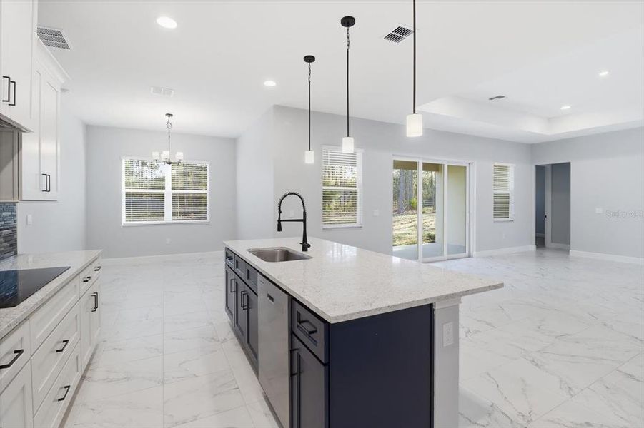 Furnished interior view inside a new home in , Beverly Hills (Image 8).