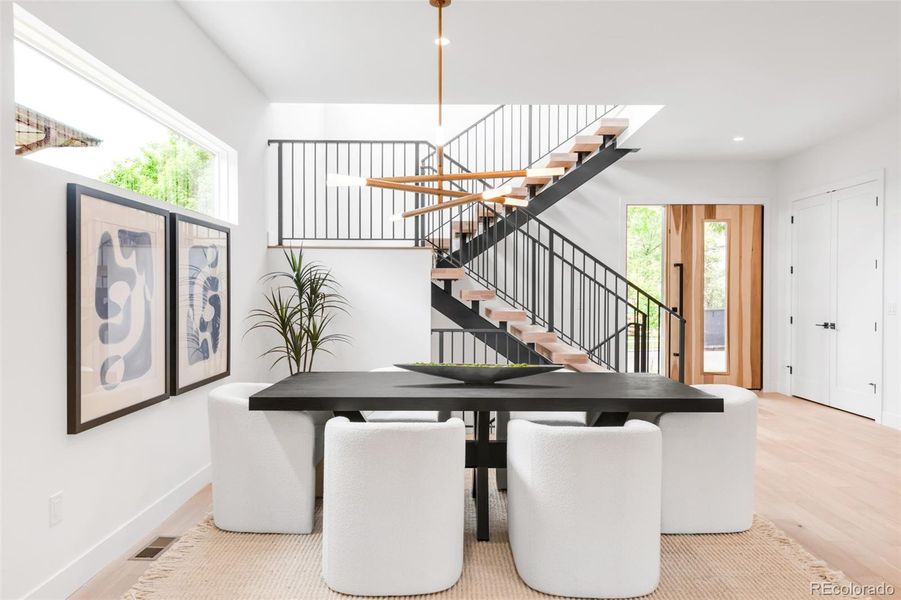 Furnished interior view inside a new home in , Denver (Image 39).