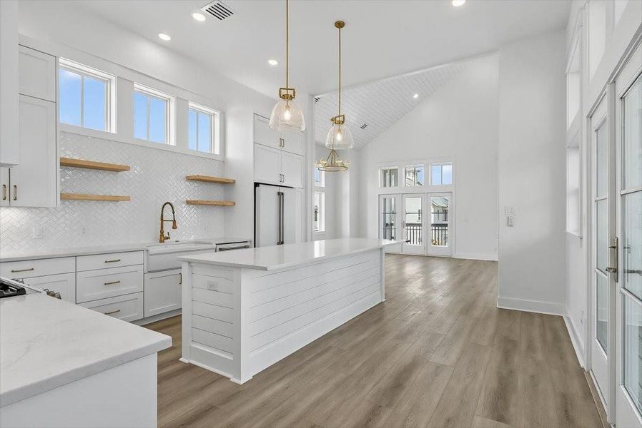 Furnished interior view inside a new home in , Port Aransas (Image 7).