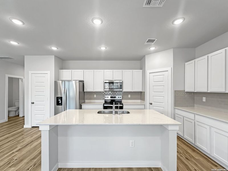 Furnished interior view inside a new home in , San Antonio (Image 11).