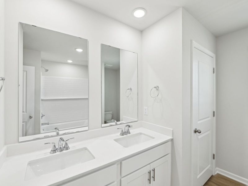 Furnished interior view inside a new home in Oakwood, Mebane (Image 9).