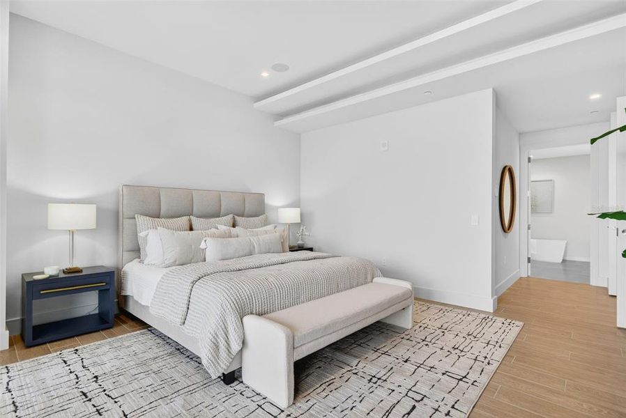 Furnished interior view inside a new home in , Longboat Key (Image 46).