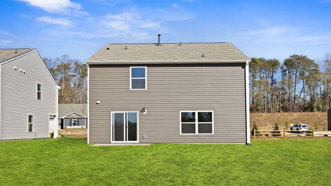 Exterior details and patio area of a home in Cloverdale Hills, Piedmont (Image 2).