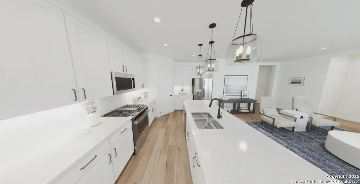 Furnished interior view inside a new home in Arcadia Ridge, San Antonio (Image 10).