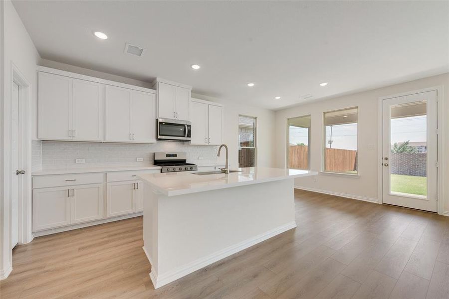 Furnished interior view inside a new home in Spiritas Ranch, Little Elm (Image 3).