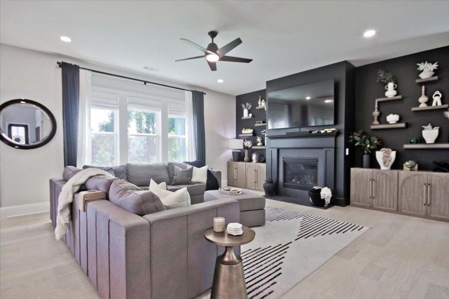 Furnished interior view inside a new home in , Cumming (Image 29).