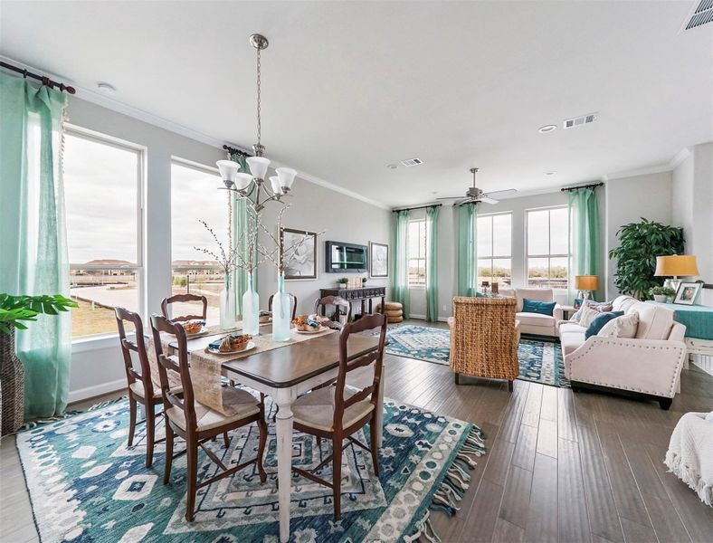 Bright open floor plan (*Photo not of actual home and used for illustration purposes only.)