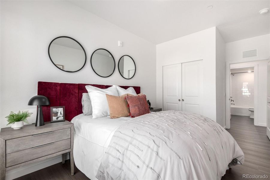 Furnished interior view inside a new home in Gateway Commons, Denver (Image 15).