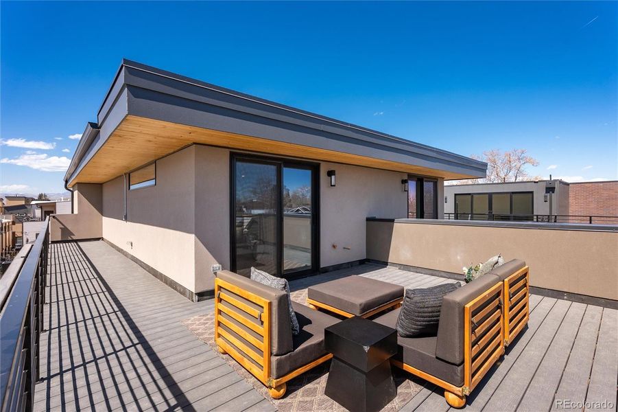 Wraparound Rooftop Deck