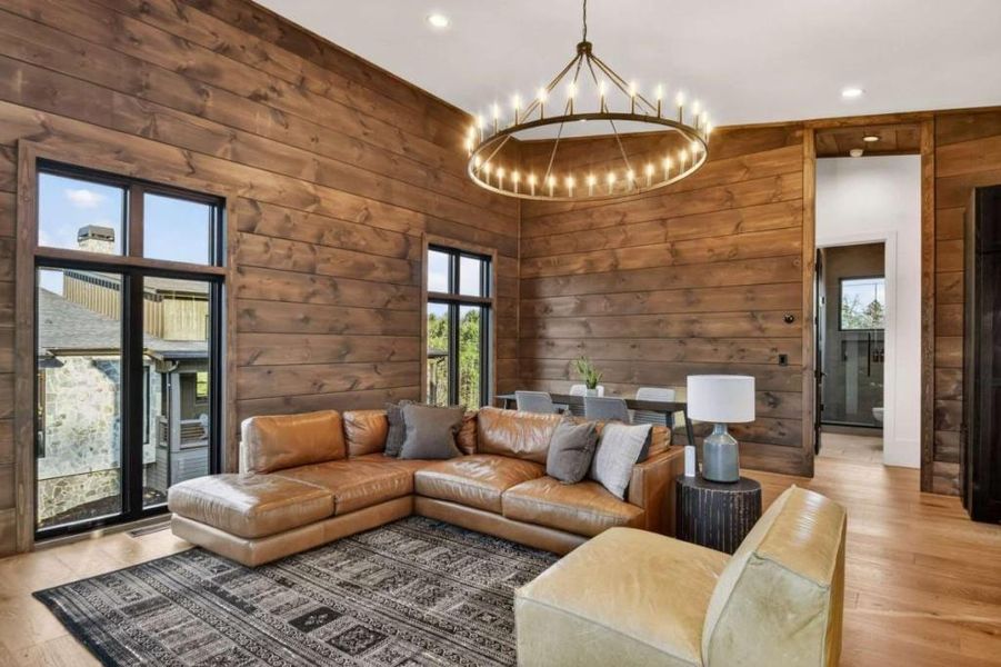 Furnished interior view inside a new home in , Mineral Bluff (Image 50).
