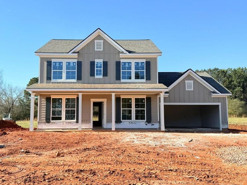 In-progress construction of a new home in Westlyn, Winder, GA (Image 39).