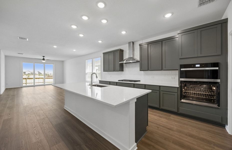 Furnished interior view inside a new home in Sunfield, Buda (Image 8).