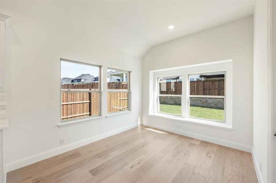 Spacious, unfurnished interior of a new home in Windsong Ranch Classic 61, Prosper (Image 25). Spacious, unfurnished interior of a new home in Windsong Ranch Classic 61, Prosper (Image 25).