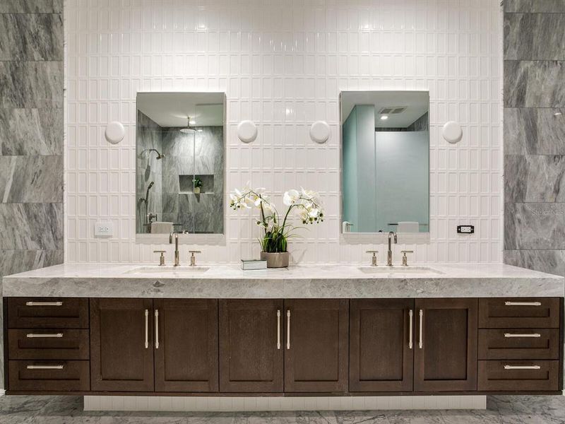 Furnished interior view inside a new home in , Tampa (Image 59).