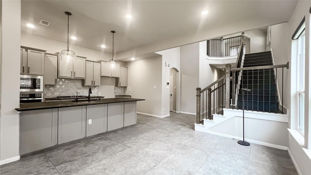 Furnished interior view inside a new home in , Katy (Image 3). Furnished interior view inside a new home in , Katy (Image 3).
