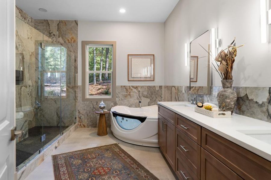 Furnished interior view inside a new home in , Peachtree Corners (Image 17).