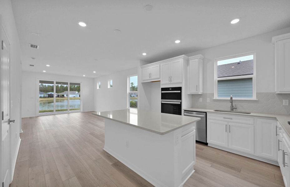 Furnished interior view inside a new home in Del Webb Wildlight, Wildlight (Image 5).