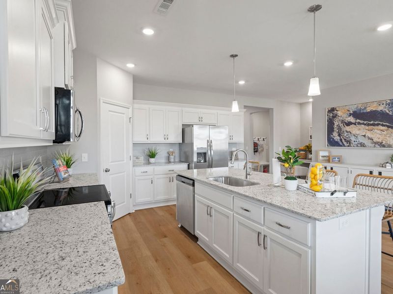 Furnished interior view inside a new home in Ivy Glen, Perry (Image 11). Furnished interior view inside a new home in Ivy Glen, Perry (Image 11).