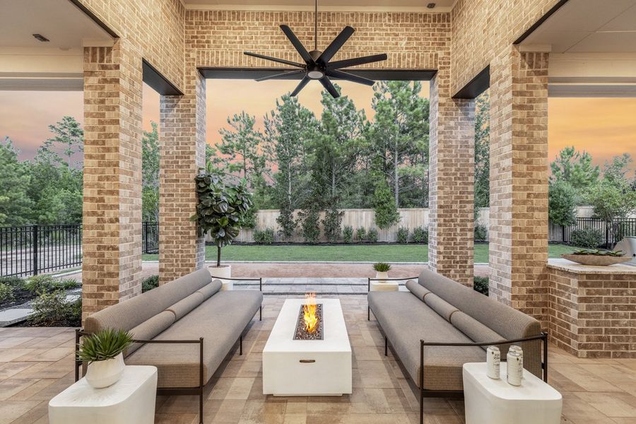 Representative Patio - some options shown Representative Patio - some options shown